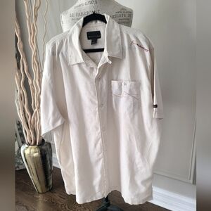Vintage Fubu the collection men's shirt sz.2X ivory color